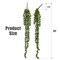 6 Pcs Artificial Succulents Hanging Plants, Fake String of Pearls Greenery Plants,Decoration for Wall, Home,Garden,Indoor and Outdoor